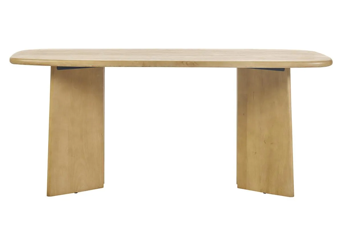 Table à manger rectangulaire en bois manguier massif L180 cm SOTA