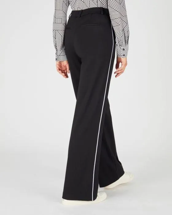Pantalon large en maille