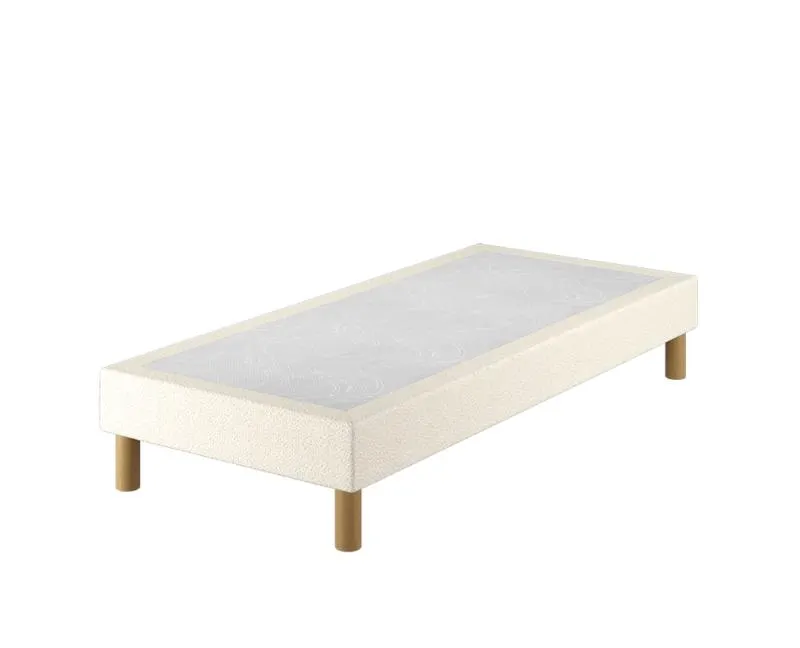 Sommier Cosmos Deco Boucle Blanc - 70x200 cm