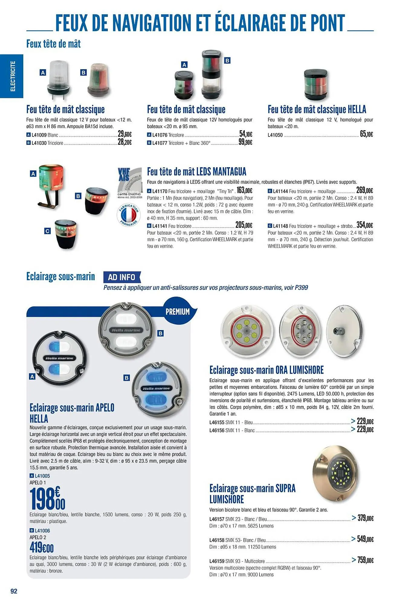 Catalogue Accastillage Diffusion du 1 mars au 31 décembre 2023 - Catalogue page 94