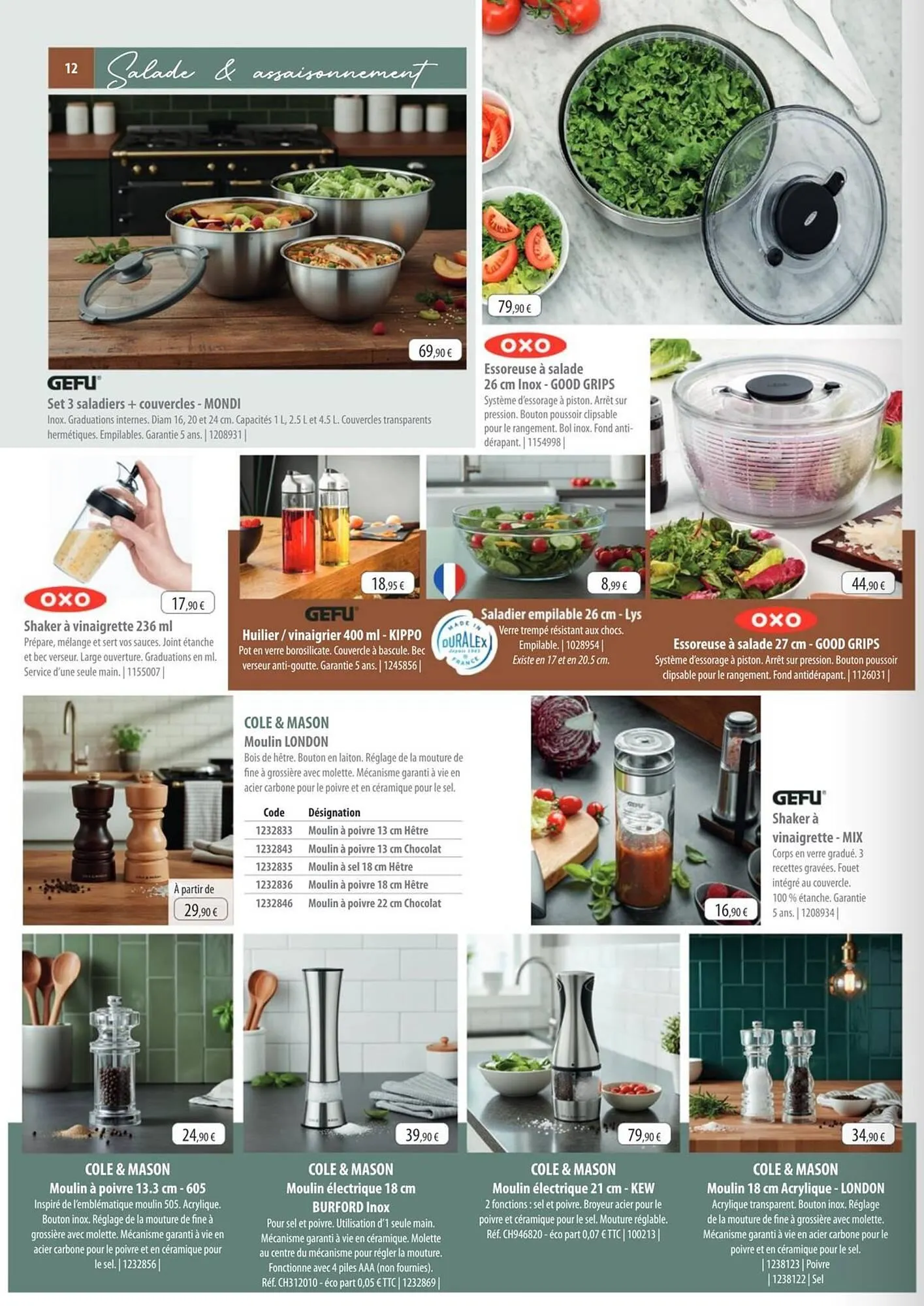 Catalogue Cuisine Plaisir du 1 avril au 31 mars 2027 - Catalogue page 12