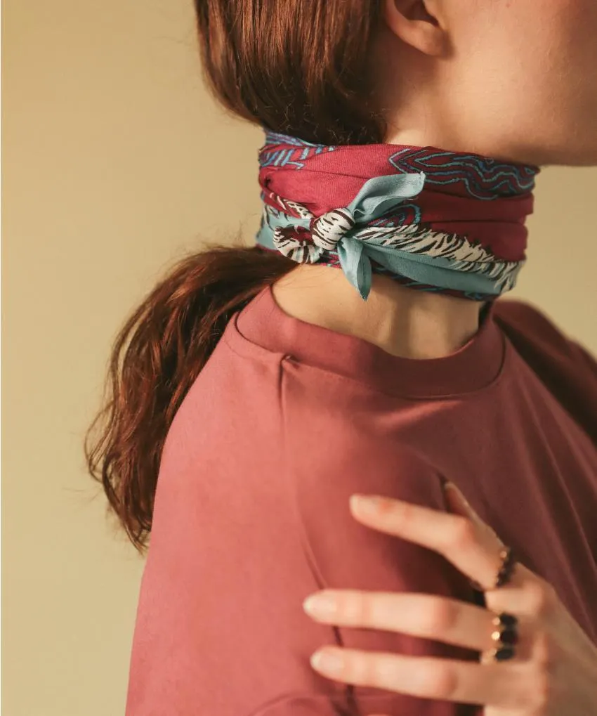 Foulard en soie Esprit Nomade