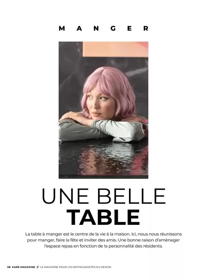 LE MAGAZINE POUR LES ENTHOUSIASTES DU DESIGN du 6 février au 31 décembre 2025 - Catalogue page 58