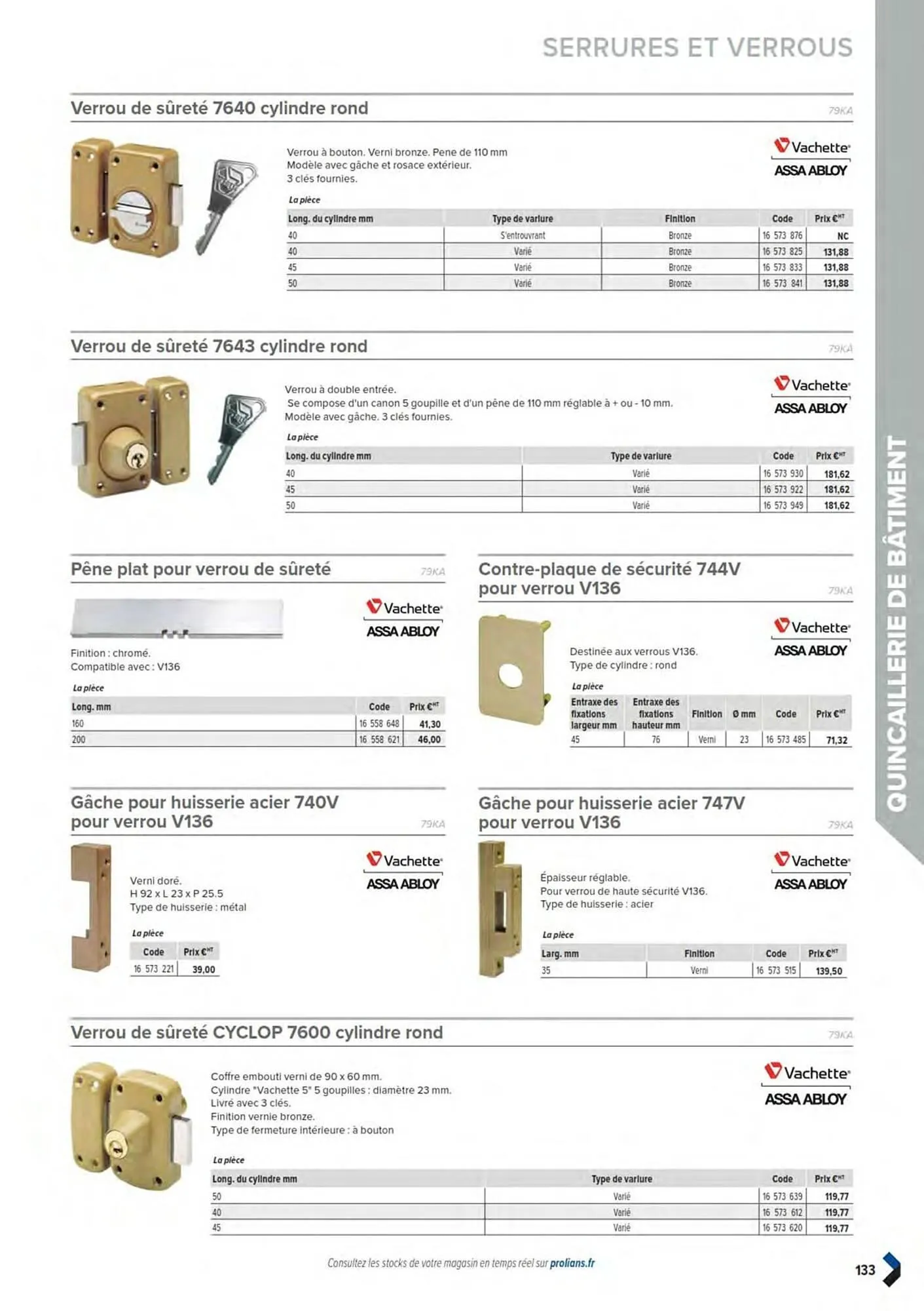 Catalogue Prolians du 11 mars au 31 décembre 2025 - Catalogue page 135