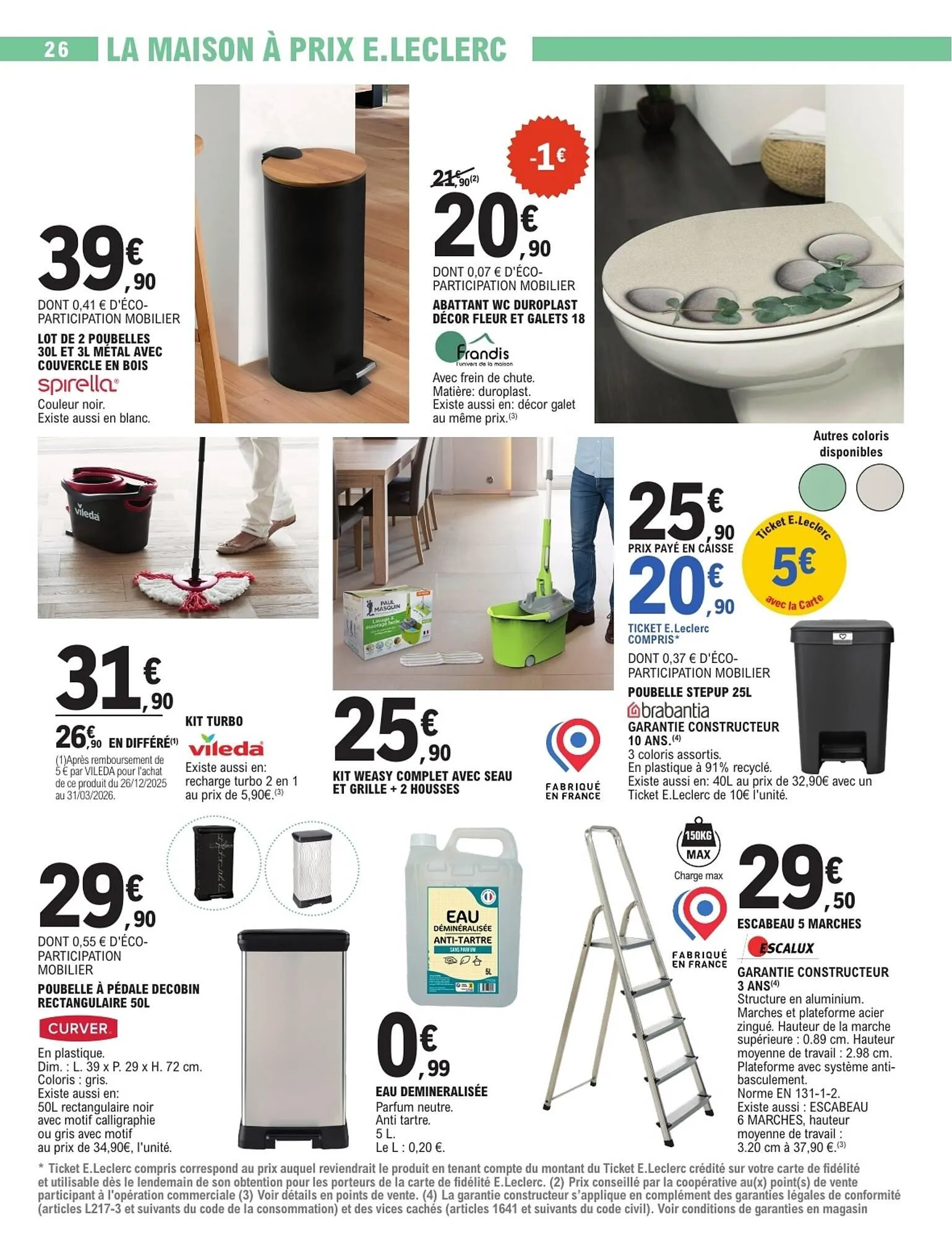 Catalogue E.Leclerc du 26 décembre au 10 janvier 2026 - Catalogue page 26