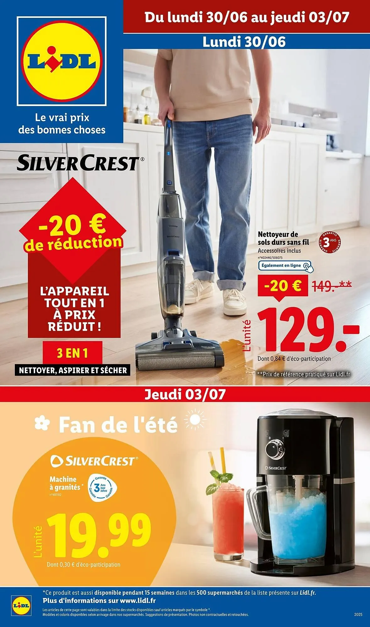 Catalogue Lidl du 30 juin au 3 juillet 2025 - Catalogue page 1