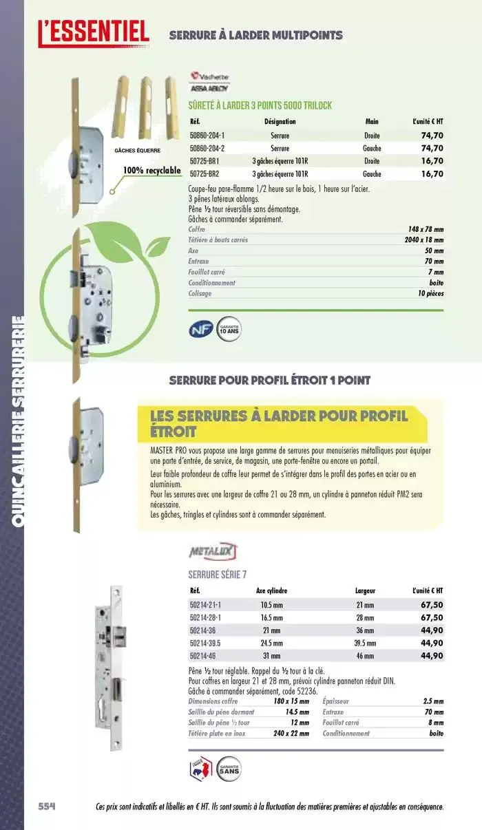 Essentiel Industrie 2025 du 3 janvier au 31 décembre 2025 - Catalogue page 556