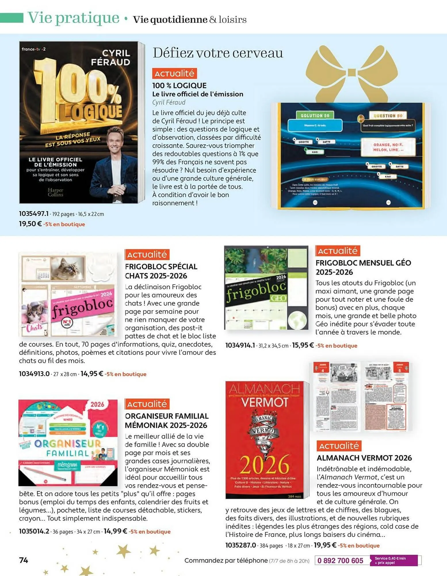 Catalogue France Loisirs du 3 novembre au 31 décembre 2025 - Catalogue page 74