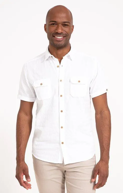 Chemise manches courtes WHITY