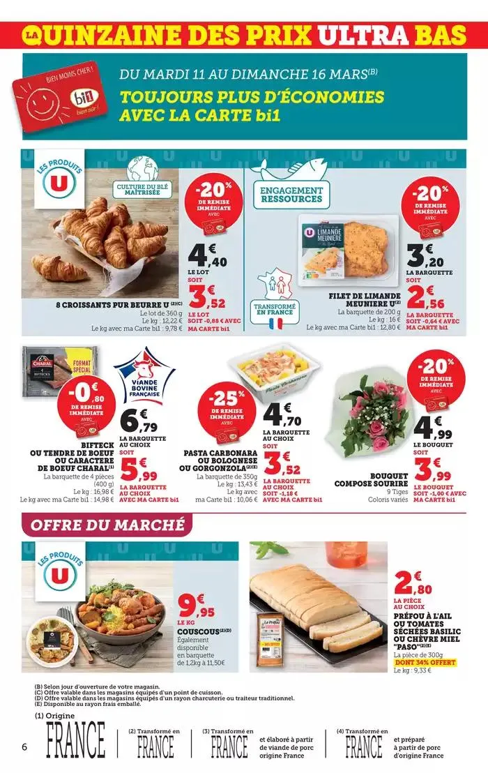 La Quinzaine Des Prix Ultra Bas du 12 mars au 23 mars 2025 - Catalogue page 6