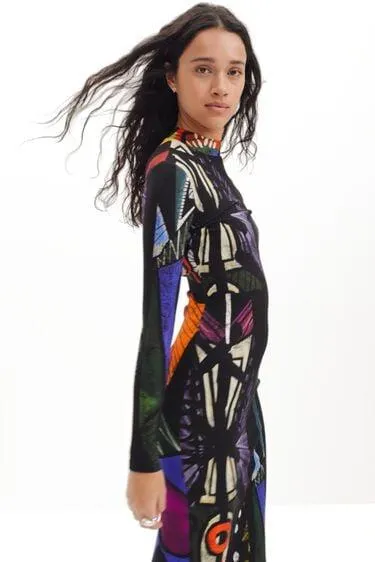 Robe midi arty M. Christian Lacroix