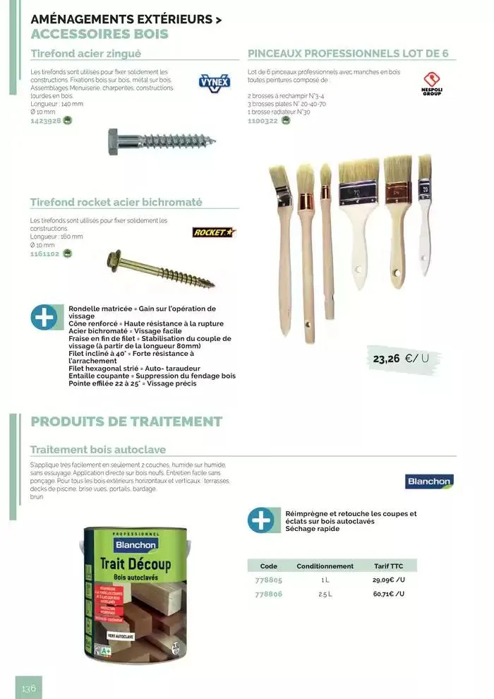 BOIS PANNEAUX 2025 2026 du 30 avril au 31 décembre 2026 - Catalogue page 136