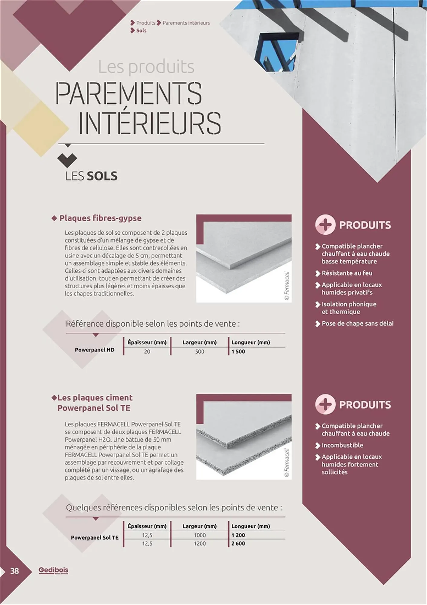 Catalogue Gédibois du 12 juin au 31 juillet 2023 - Catalogue page 38