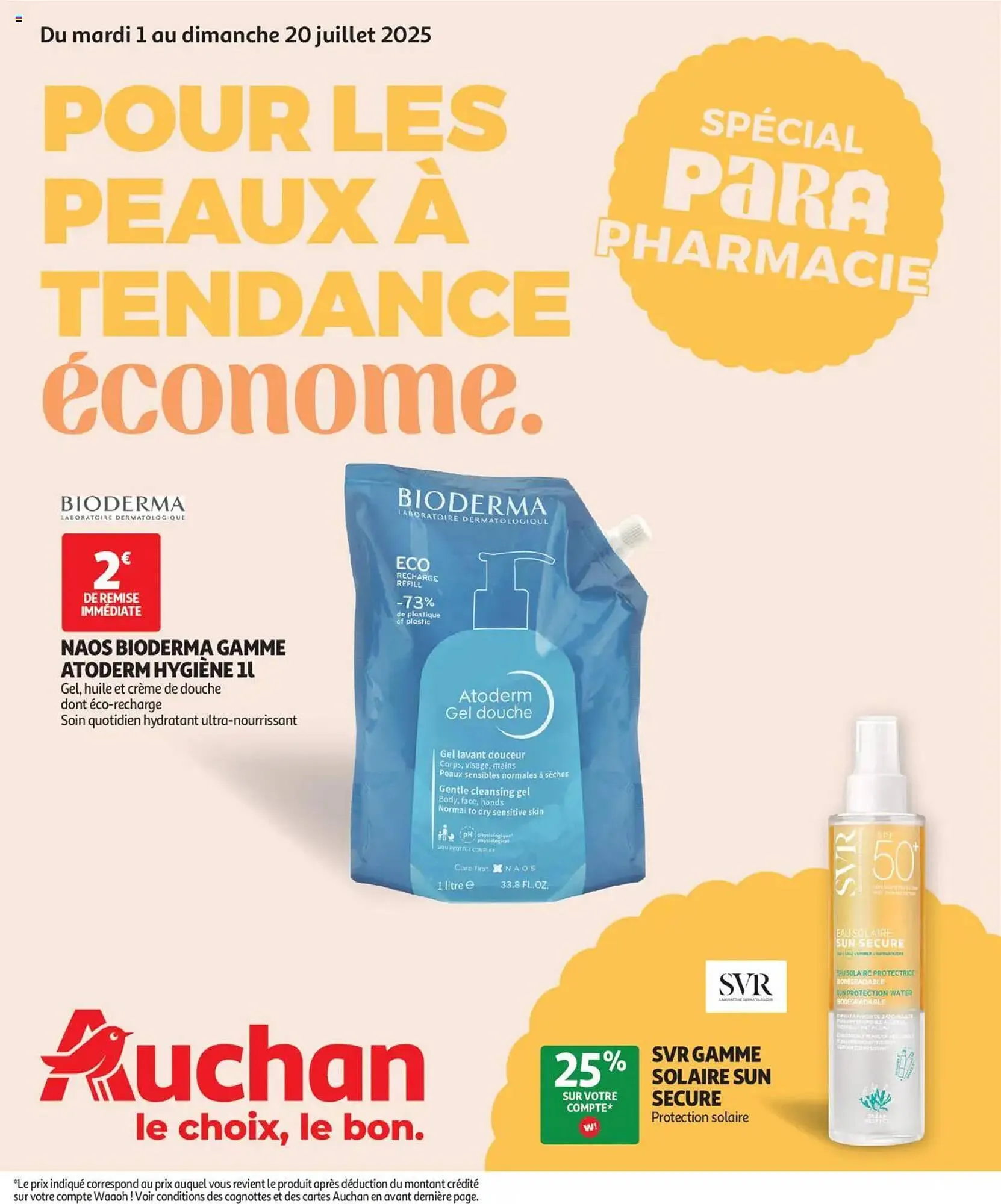 Catalogue Auchan du 1 juillet au 20 juillet 2025 - Catalogue page 1