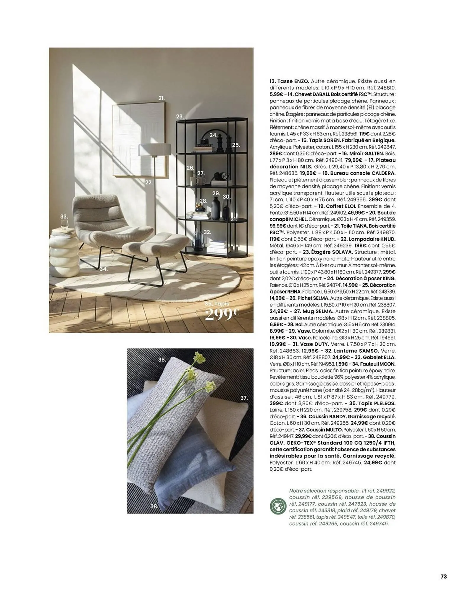 Catalogue Maisons du Monde du 11 décembre au 31 décembre 2025 - Catalogue page 73