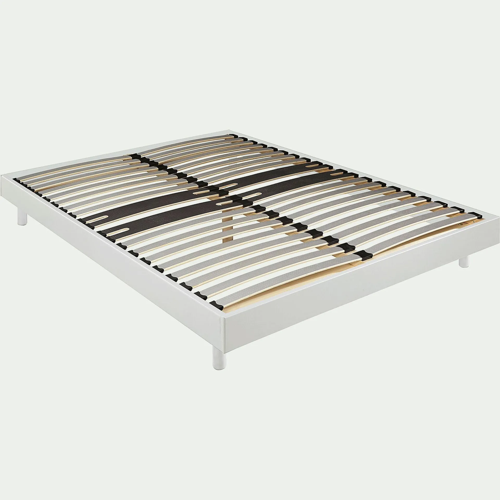 Sommier à lattes 12,5 cm en kit 160x200cm - blanc