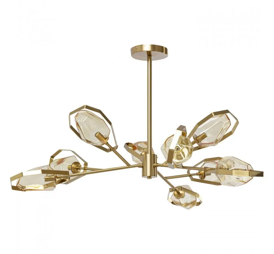 Suspension Diamond Fever dorée 106cm Kare Design