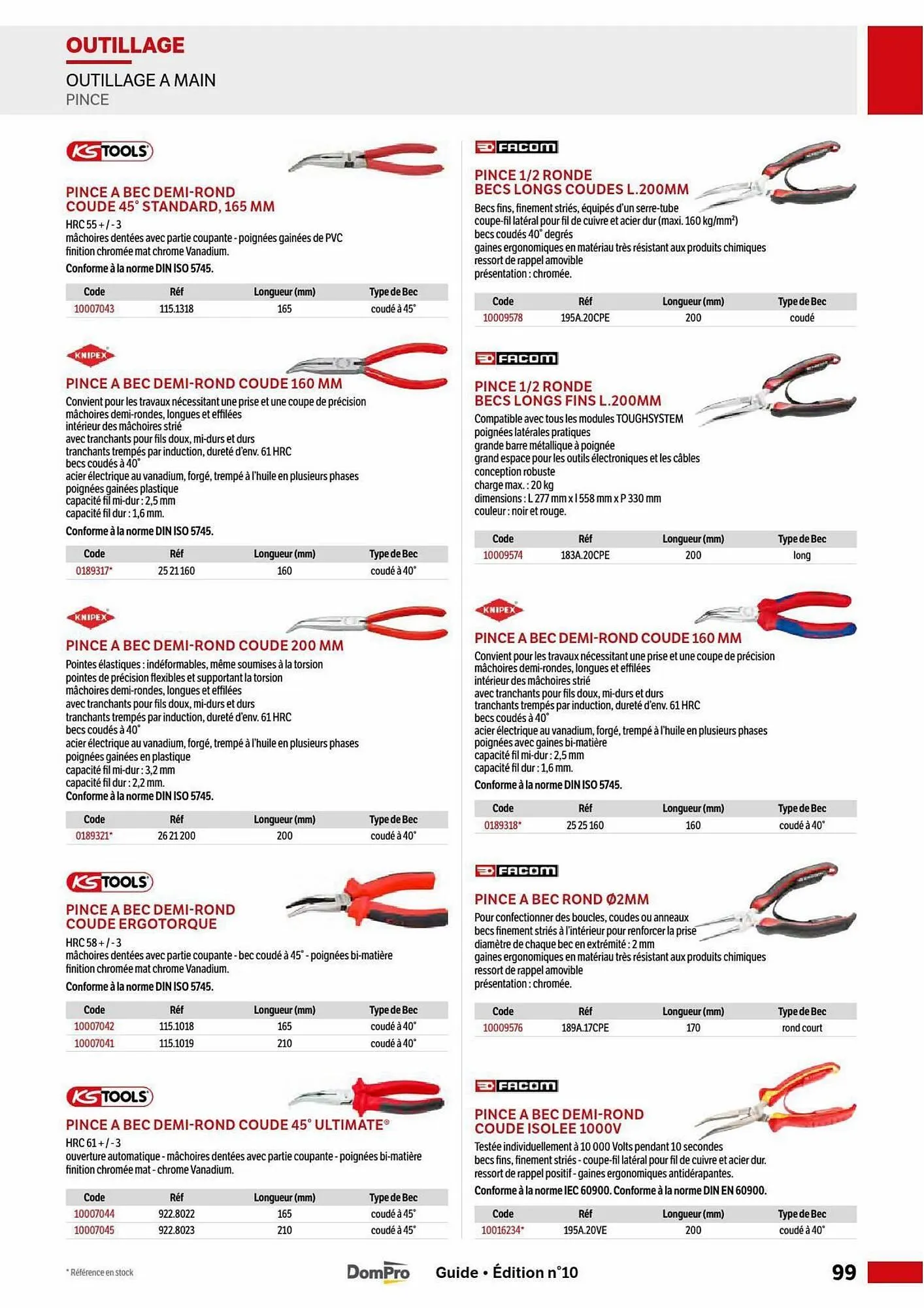 Catalogue DomPro du 5 mai au 30 août 2025 - Catalogue page 99