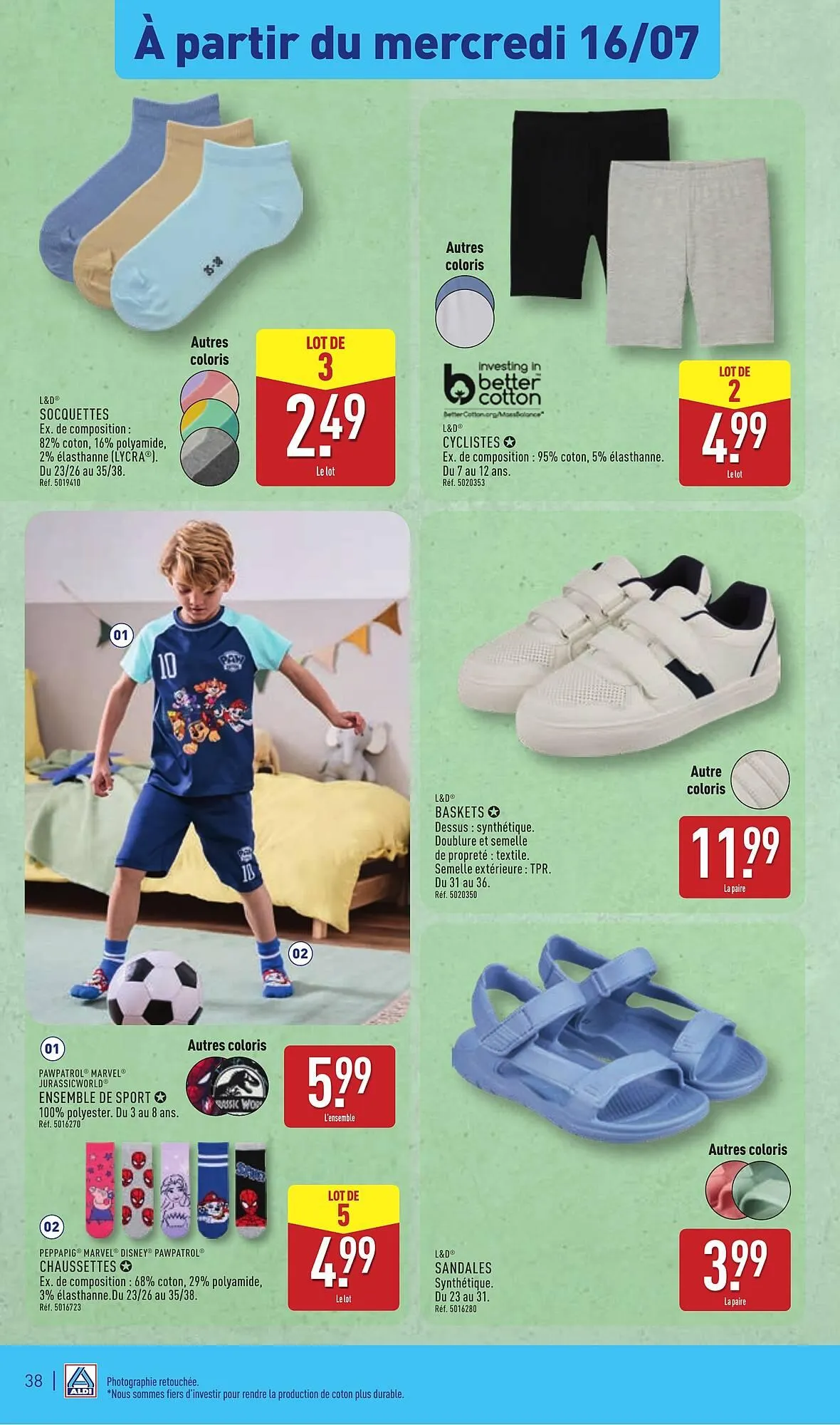 Catalogue ALDI du 16 juillet au 21 juillet 2025 - Catalogue page 39