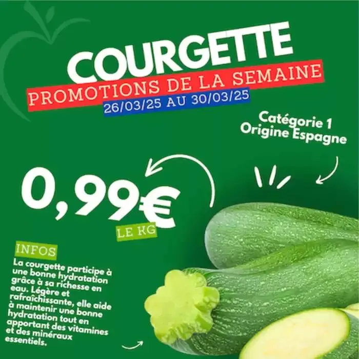 Promotions de la semaine - 1