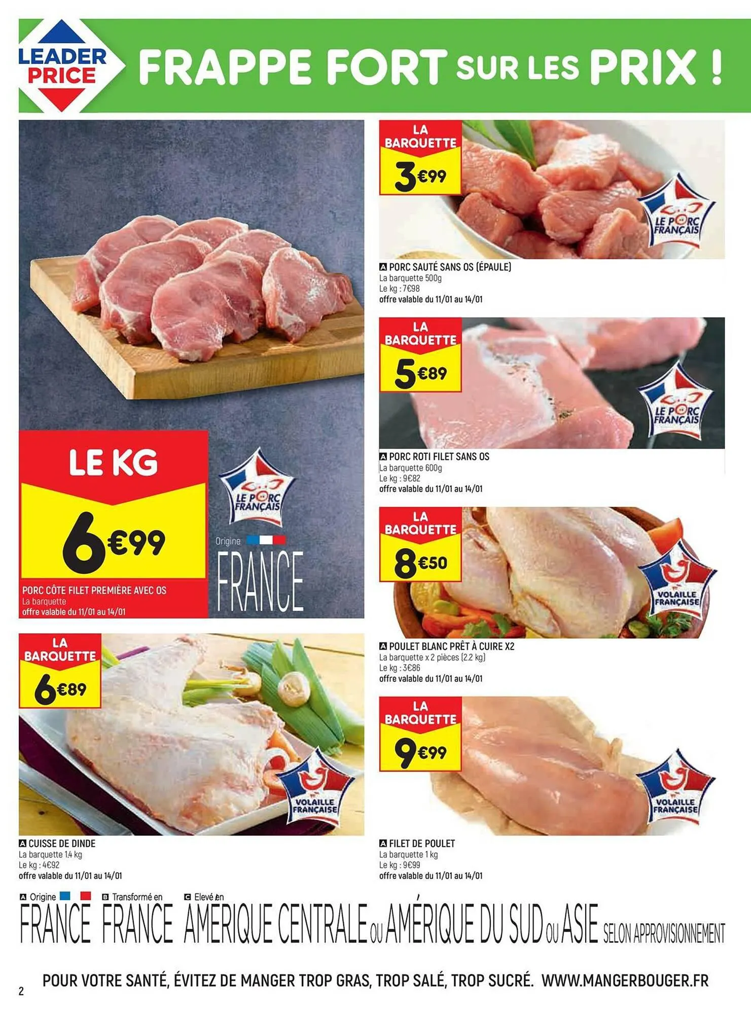 Catalogue Leader Price du 9 janvier au 21 janvier 2024 - Catalogue page 2