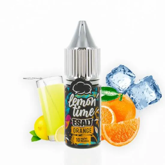 LEMON TIME ORANGE SEL DE NICOTINE 10ML ELIQUID FRANCE