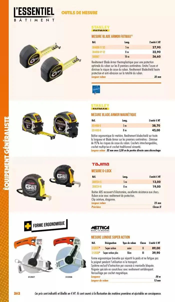 Essentiel Batiment 2025 du 3 janvier au 31 décembre 2025 - Catalogue page 264