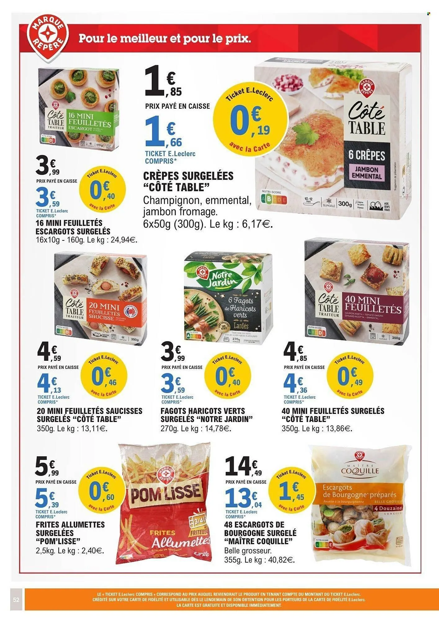 Catalogue E.Leclerc du 24 mars au 6 avril 2026 - Catalogue page 52