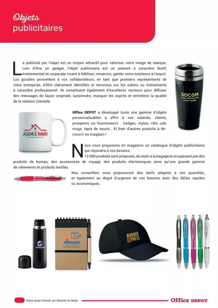 Catalogue Services Imprimerie 2025 du 16 avril au 31 décembre 2025 - Catalogue page 28