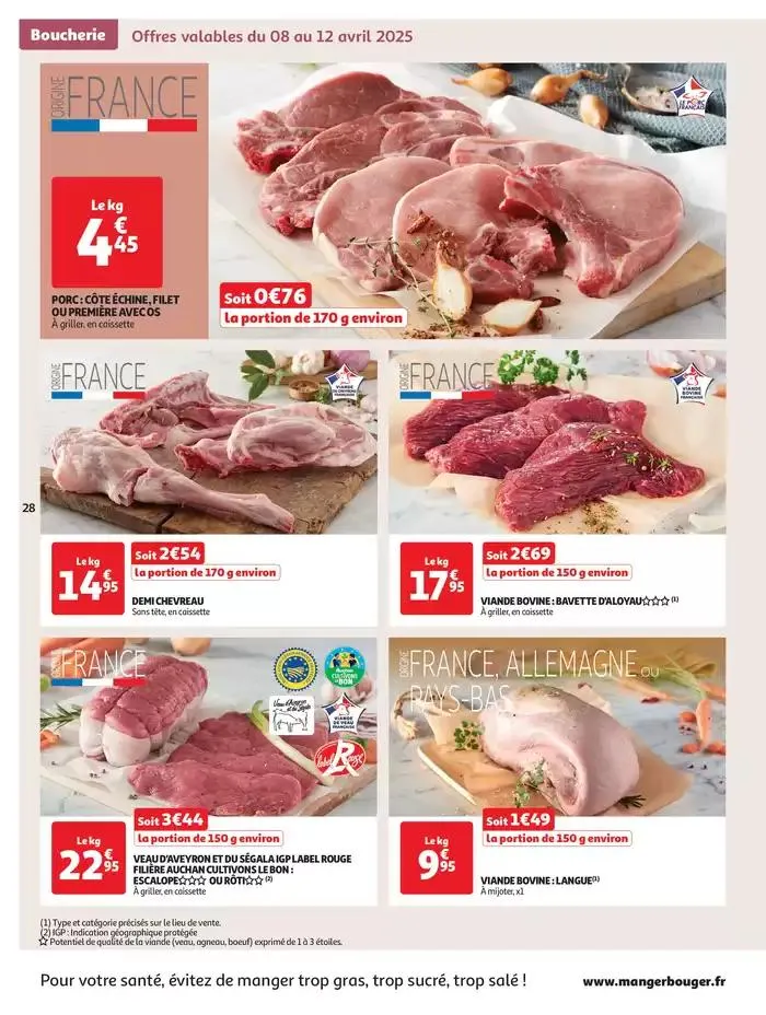 Des prix aussi bas, c'est le top du 8 avril au 21 avril 2025 - Catalogue page 29