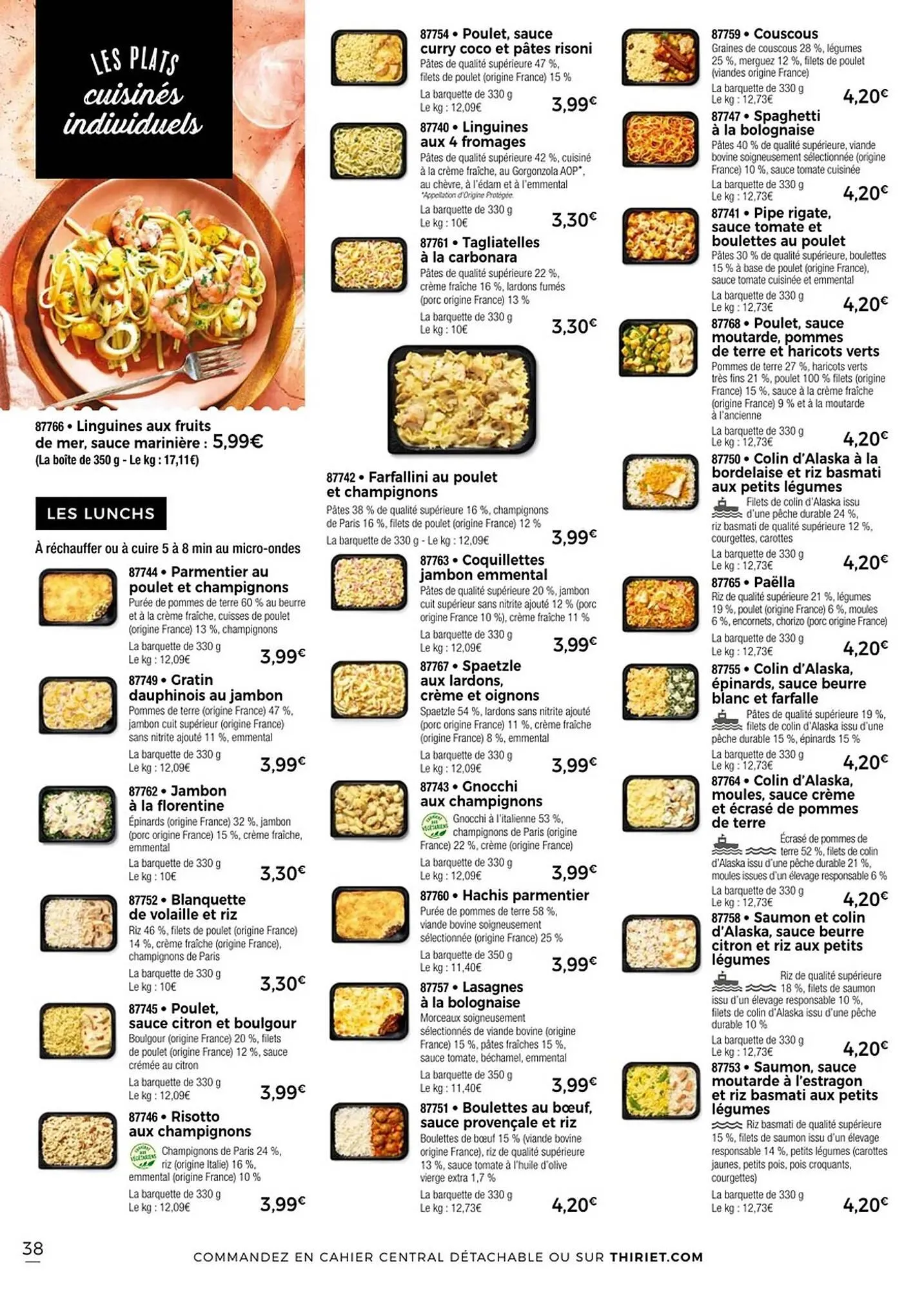 Catalogue Thiriet du 11 juillet au 6 août 2025 - Catalogue page 38
