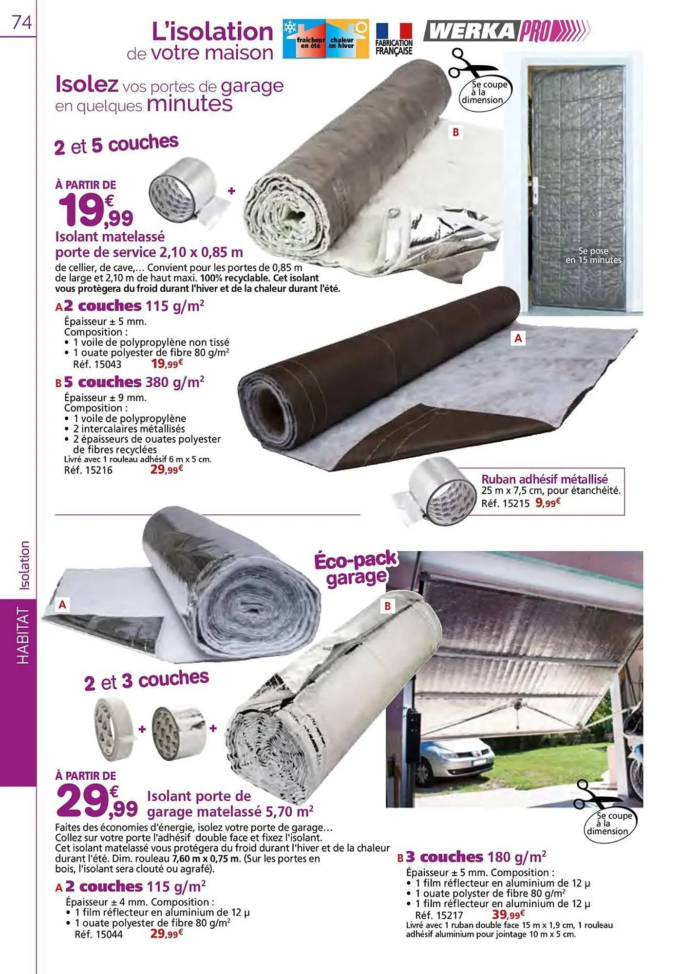 Catalogue Provence Outillage du 9 septembre au 30 novembre 2025 - Catalogue page 74