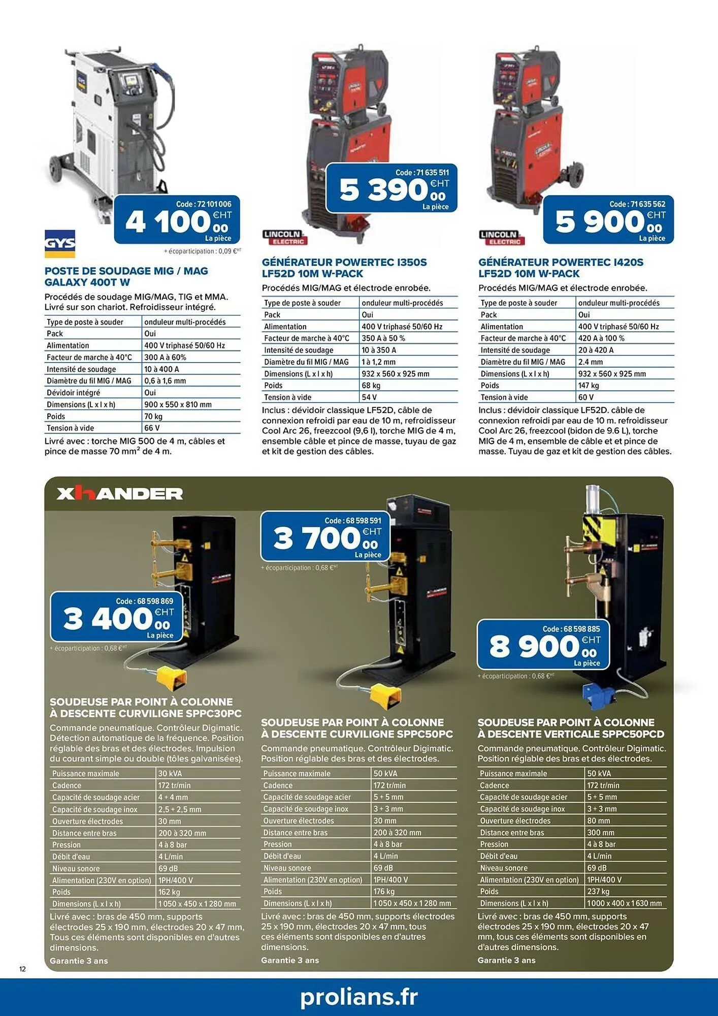 Catalogue Prolians du 16 octobre au 31 décembre 2025 - Catalogue page 12