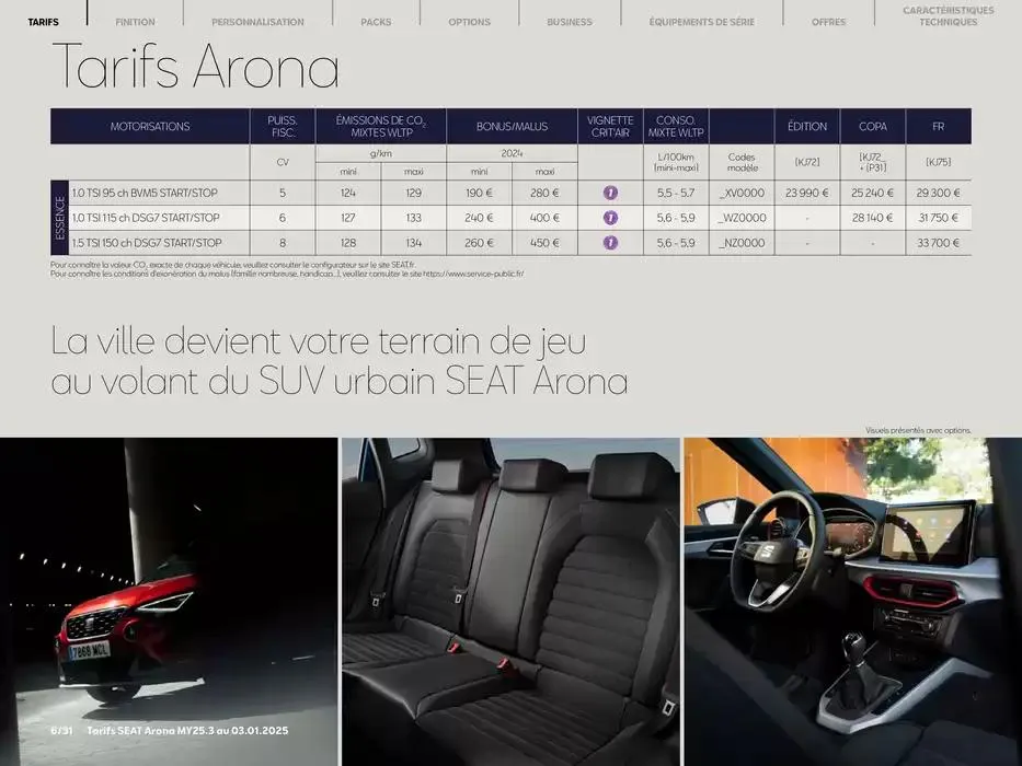 SEAT Arona du 17 janvier au 17 janvier 2026 - Catalogue page 6