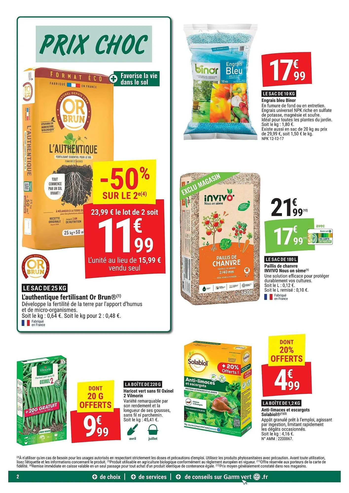 Catalogue Gamm vert du 18 mars au 29 mars 2026 - Catalogue page 2