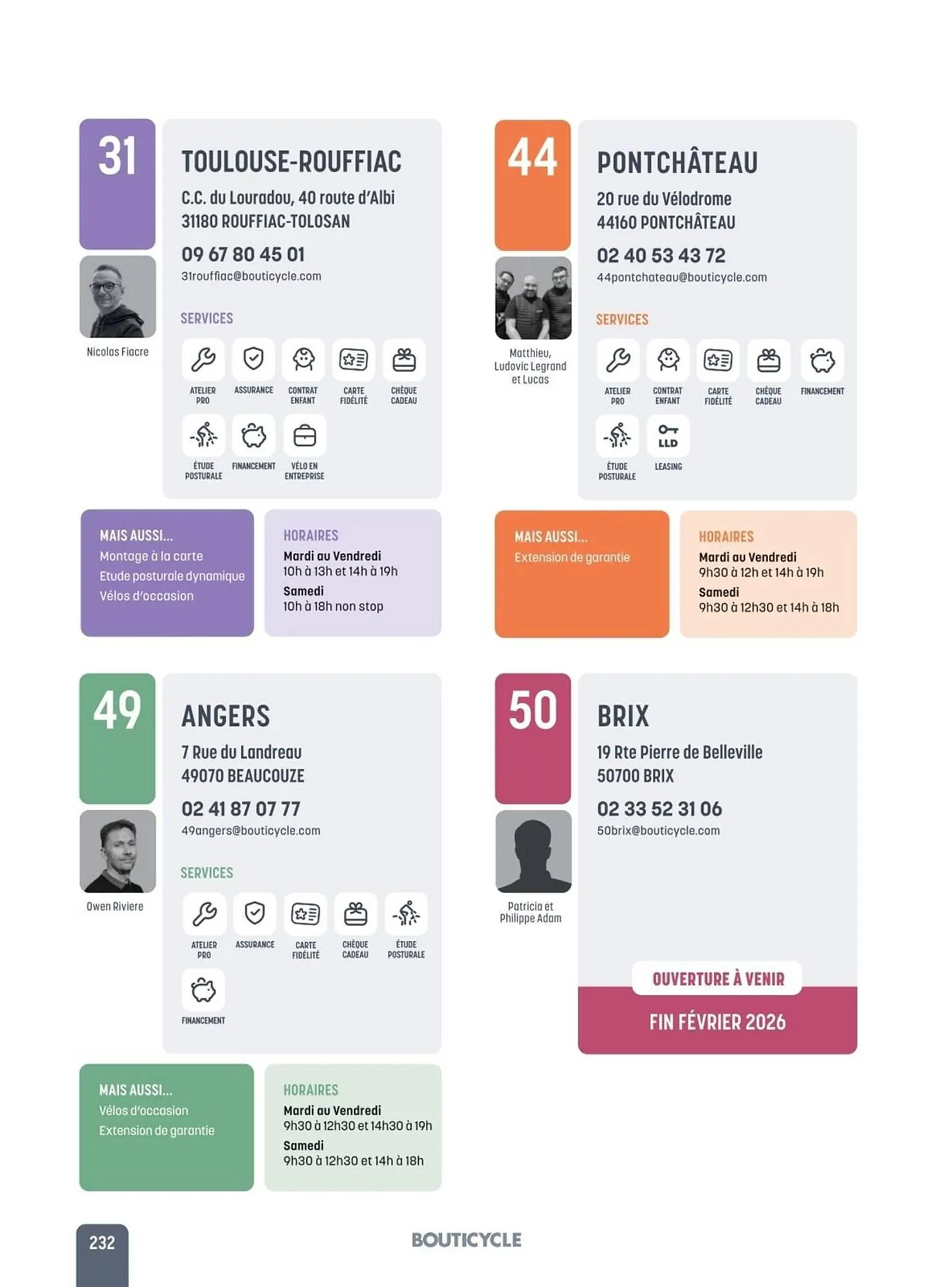 Catalogue Bouticycle du 27 janvier au 31 décembre 2026 - Catalogue page 232