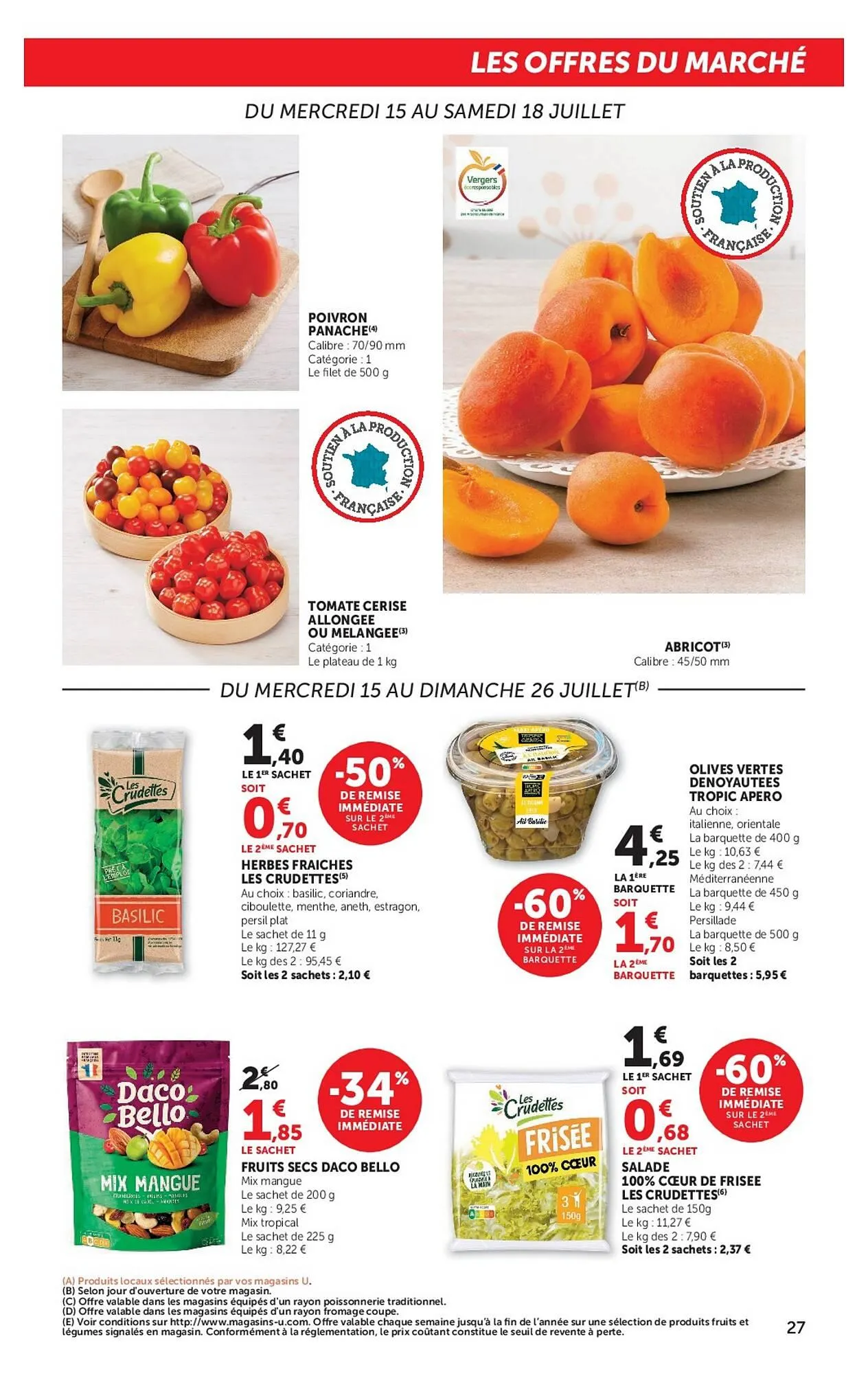 Catalogue Super U du 7 juillet au 9 août 2026 - Catalogue page 27