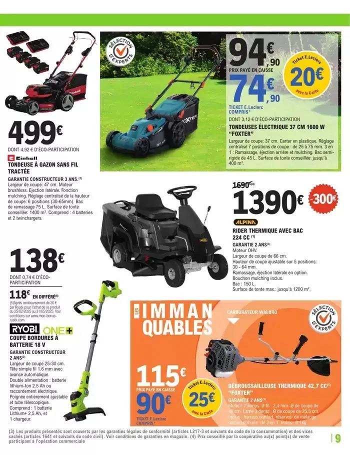 Trafic Brico 3 du 25 février au 15 mars 2025 - Catalogue page 9