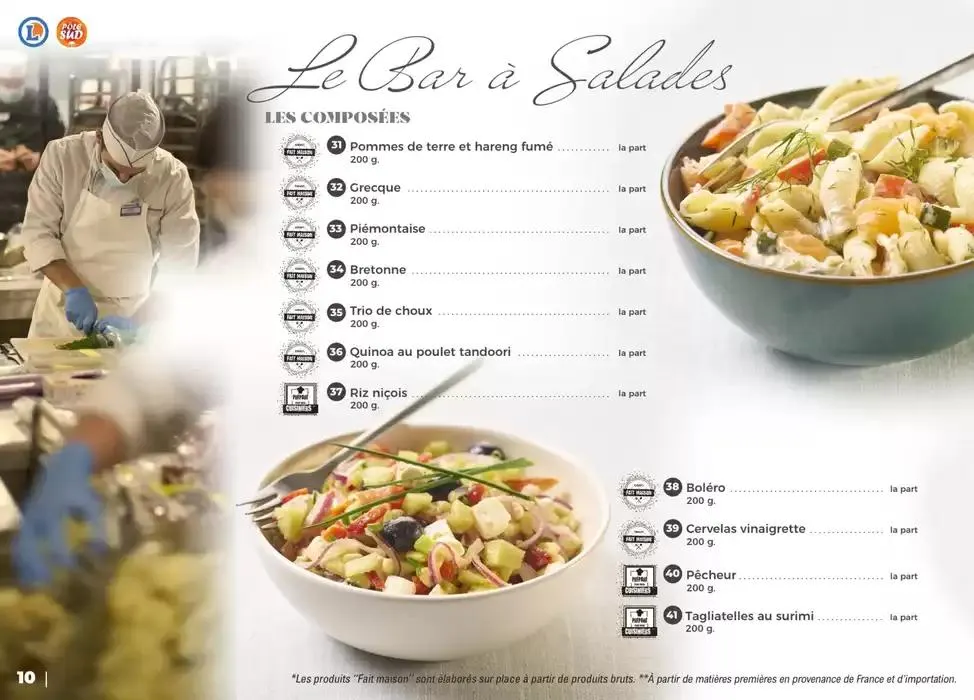 CARTE TRAITEUR 2025 du 3 janvier au 29 novembre 2025 - Catalogue page 40