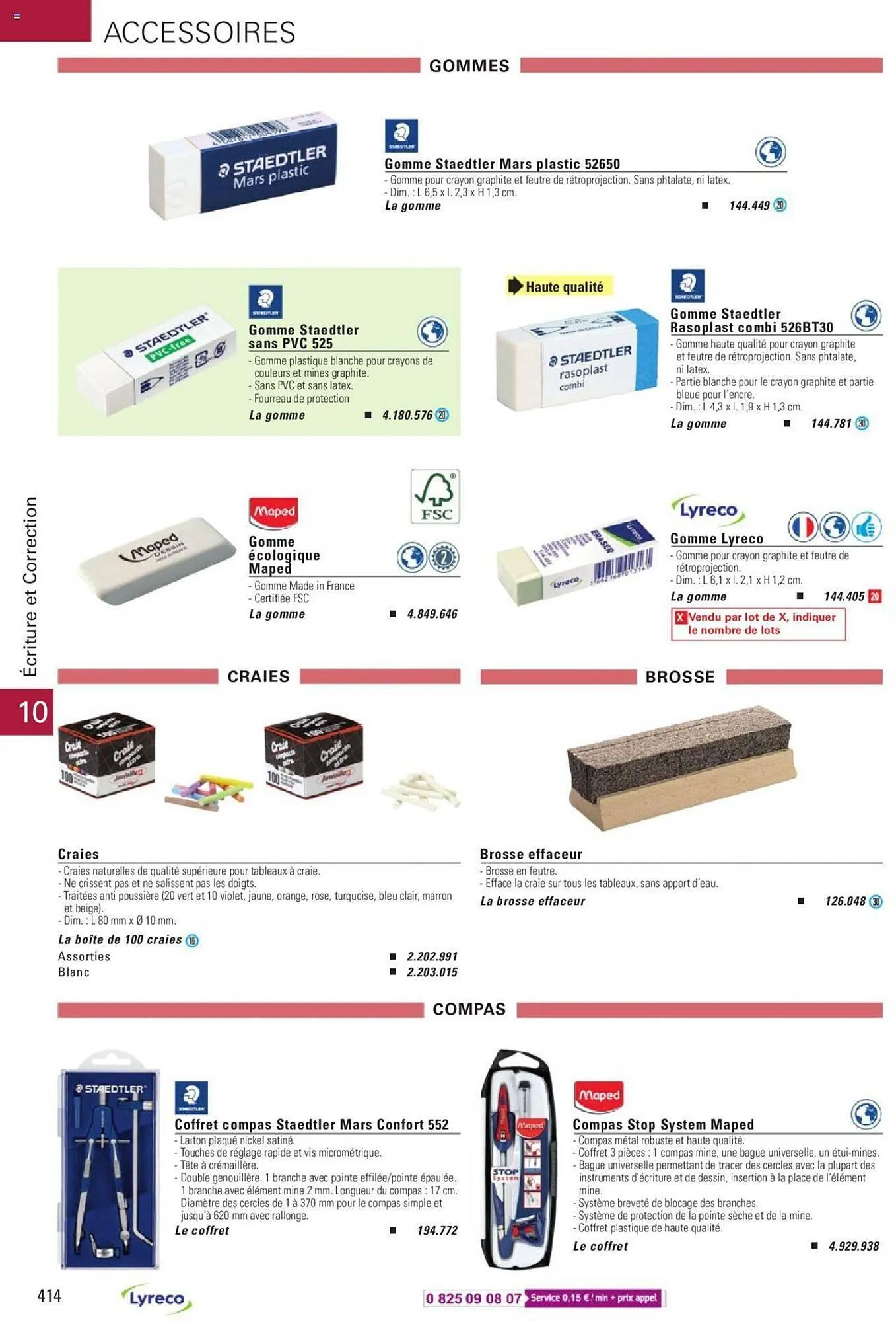 Catalogue Lyreco du 15 mai au 31 décembre 2023 - Catalogue page 414