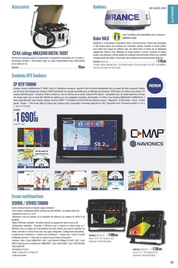 Catalogue Accastillage Diffusion 2025 du 1 janvier au 31 décembre 2025 - Catalogue page 35