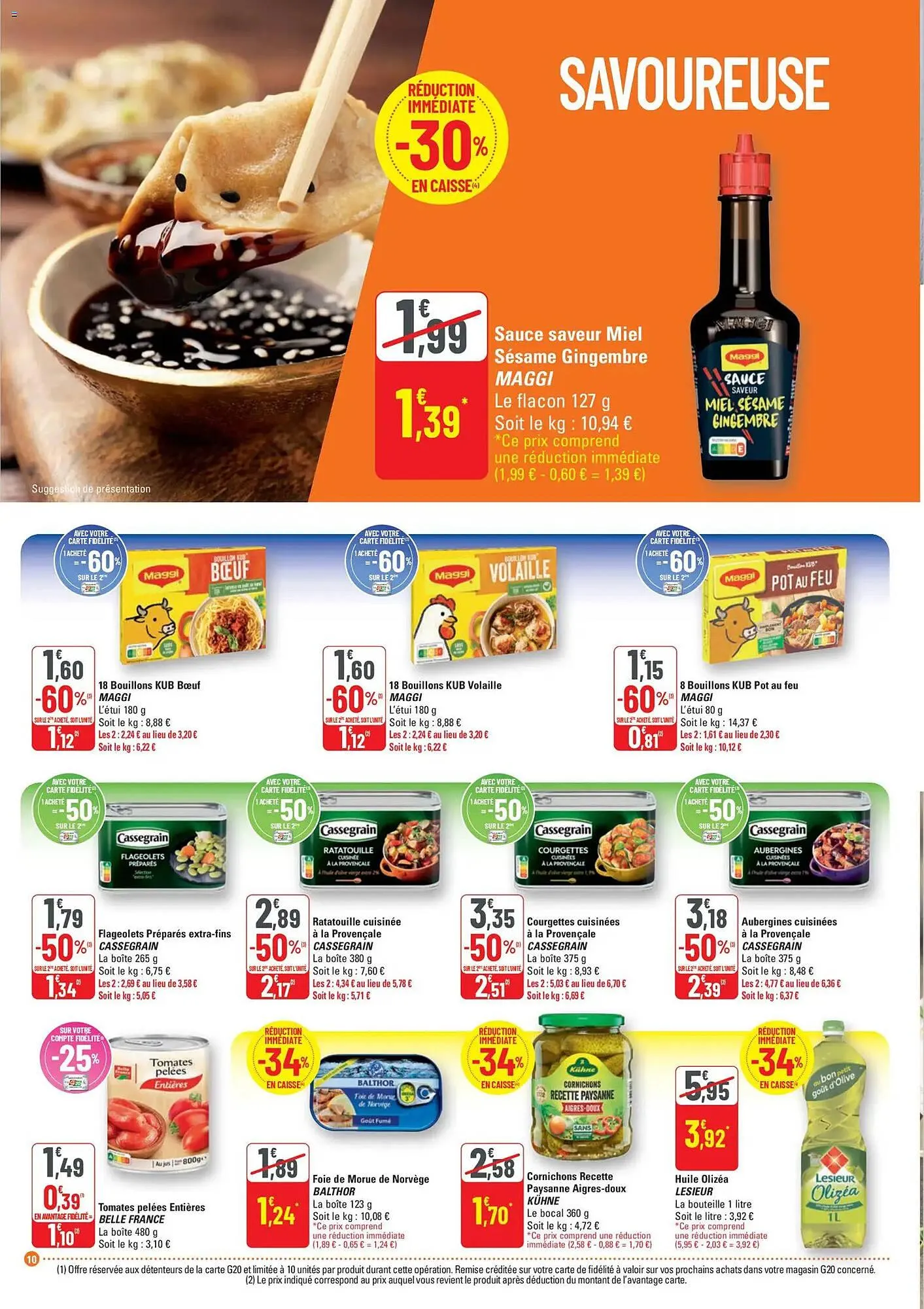 Catalogue G20 du 22 octobre au 2 novembre 2025 - Catalogue page 10