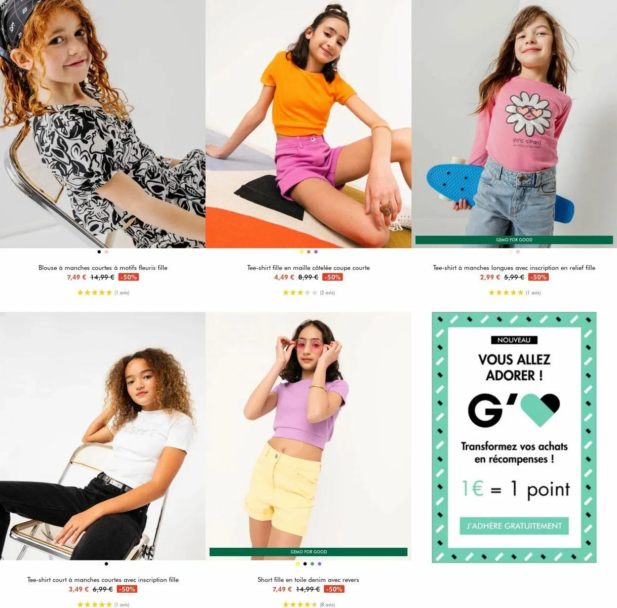 Gémo Catalogue actuel du 24 juillet au 6 août 2024 - Catalogue page 12