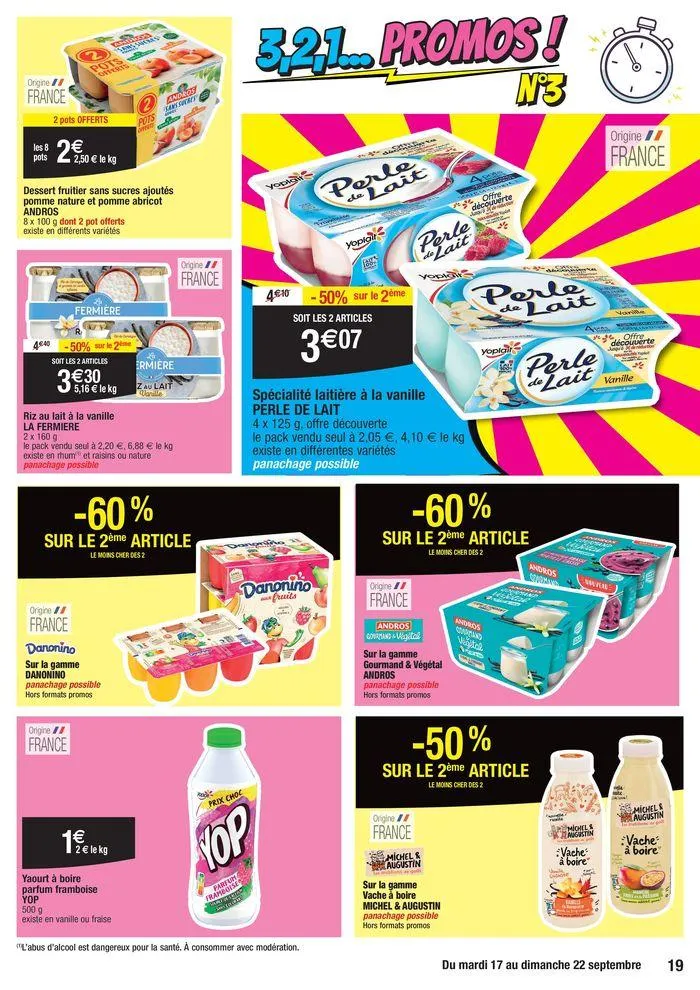 3,2,1… Promos ! du 17 septembre au 22 septembre 2024 - Catalogue page 19
