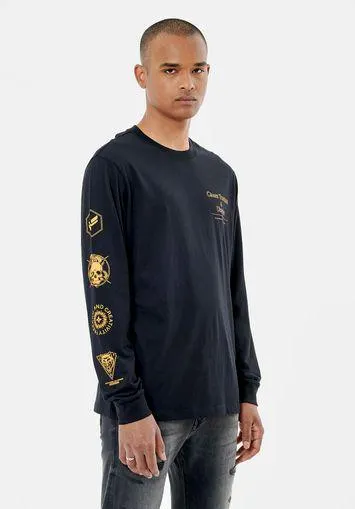 T-shirt noir homme 100% coton