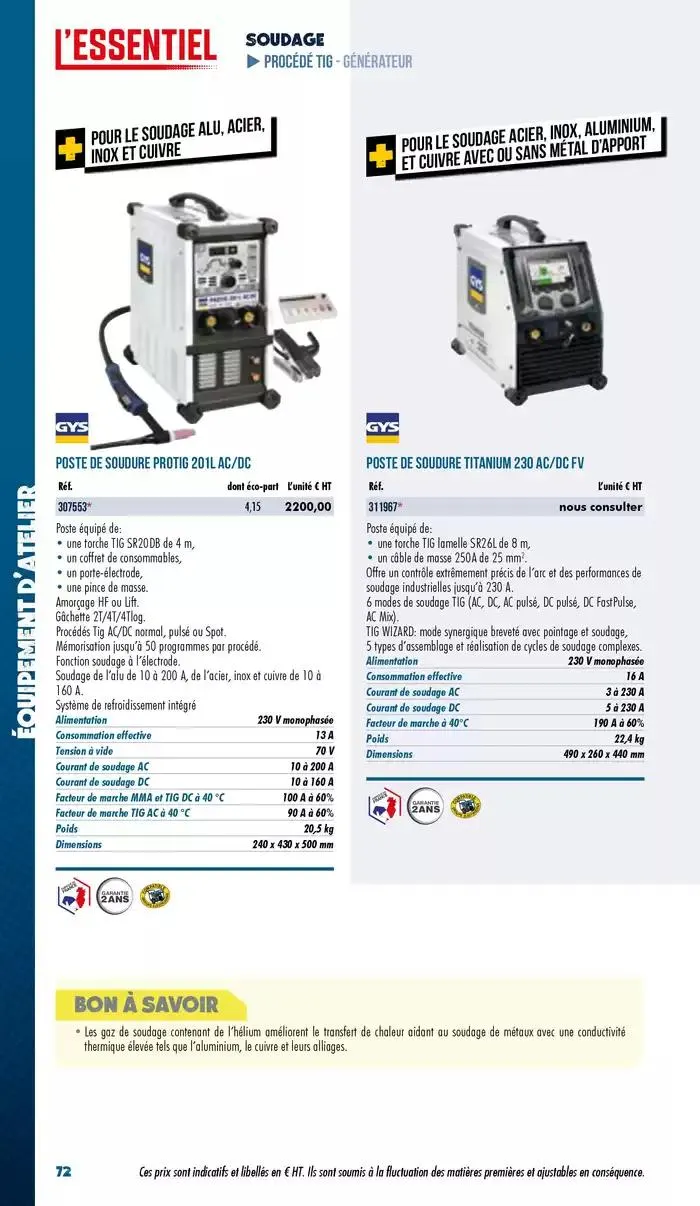 Essentiel Industrie 2025 du 3 janvier au 31 décembre 2025 - Catalogue page 74