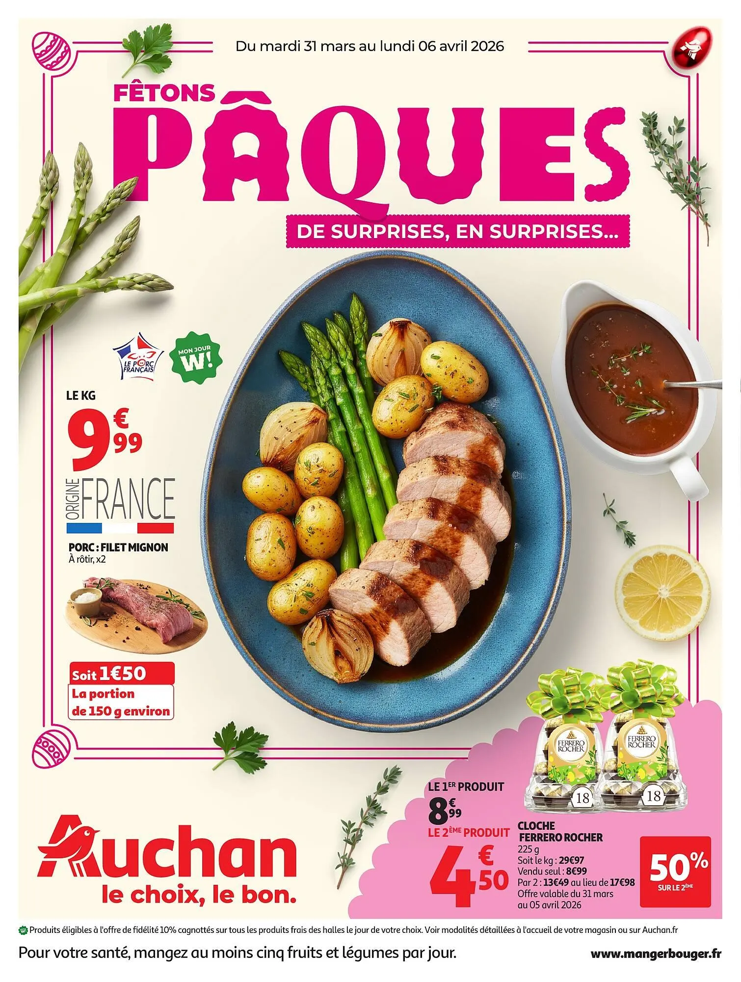 Catalogue Auchan du 31 mars au 6 avril 2026 - Catalogue page 1