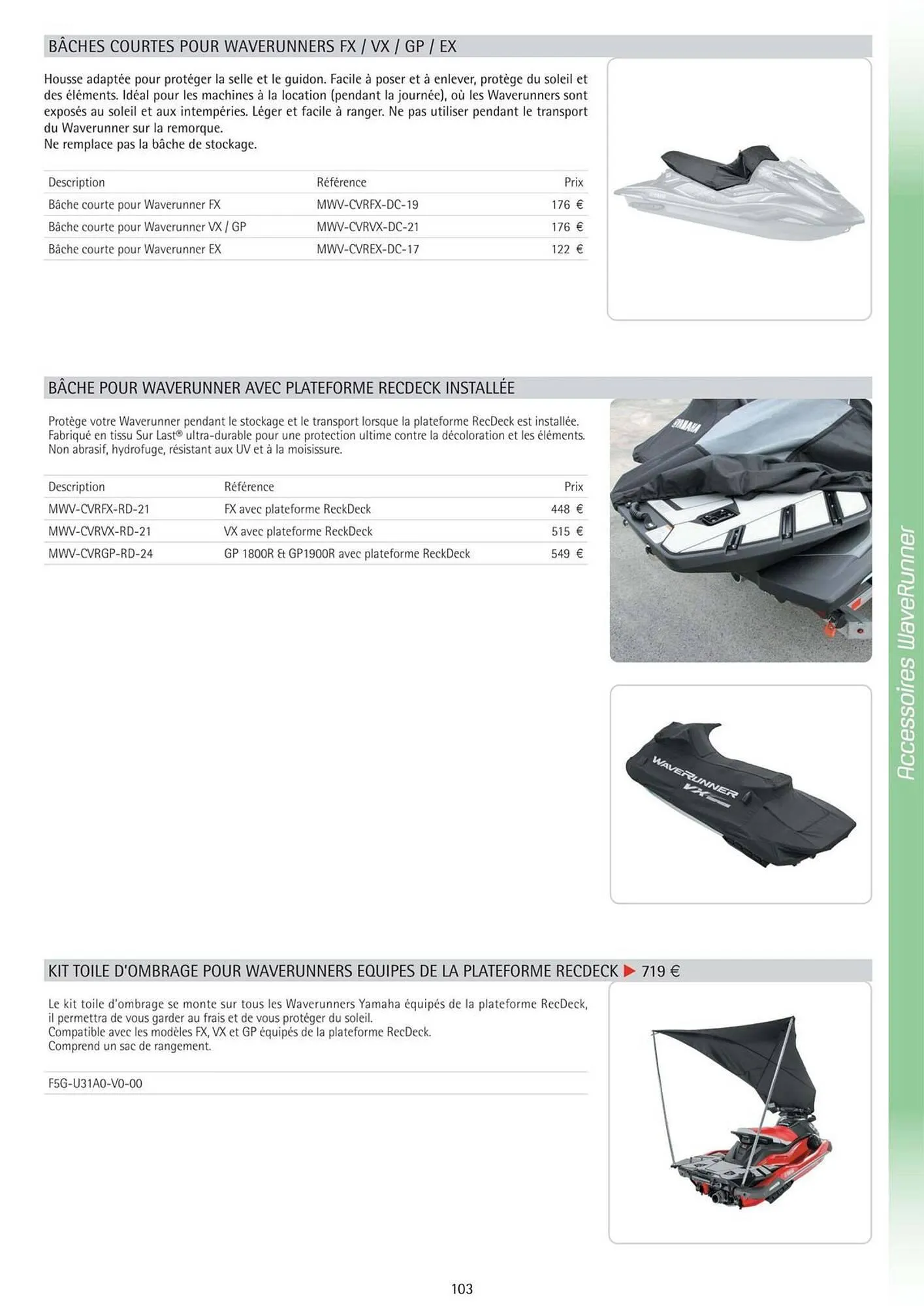 Catalogue Yamaha du 3 juin au 31 décembre 2025 - Catalogue page 103