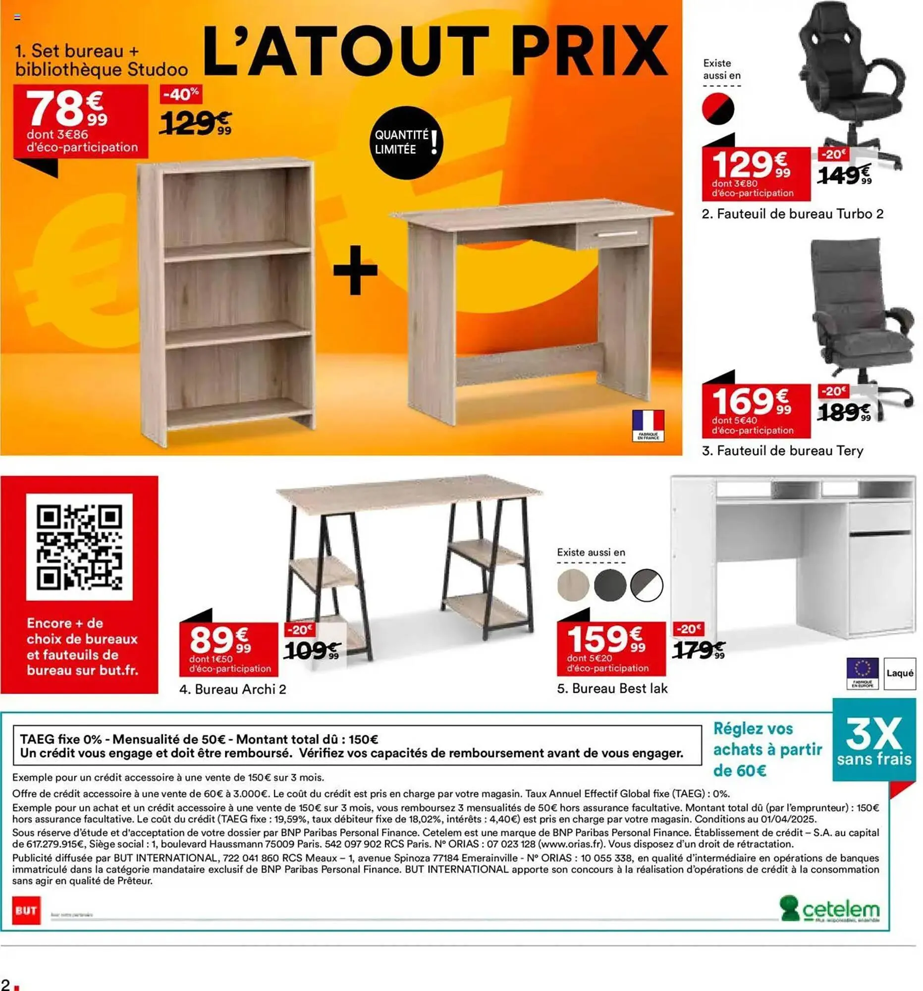Catalogue BUT du 22 juillet au 25 août 2025 - Catalogue page 2