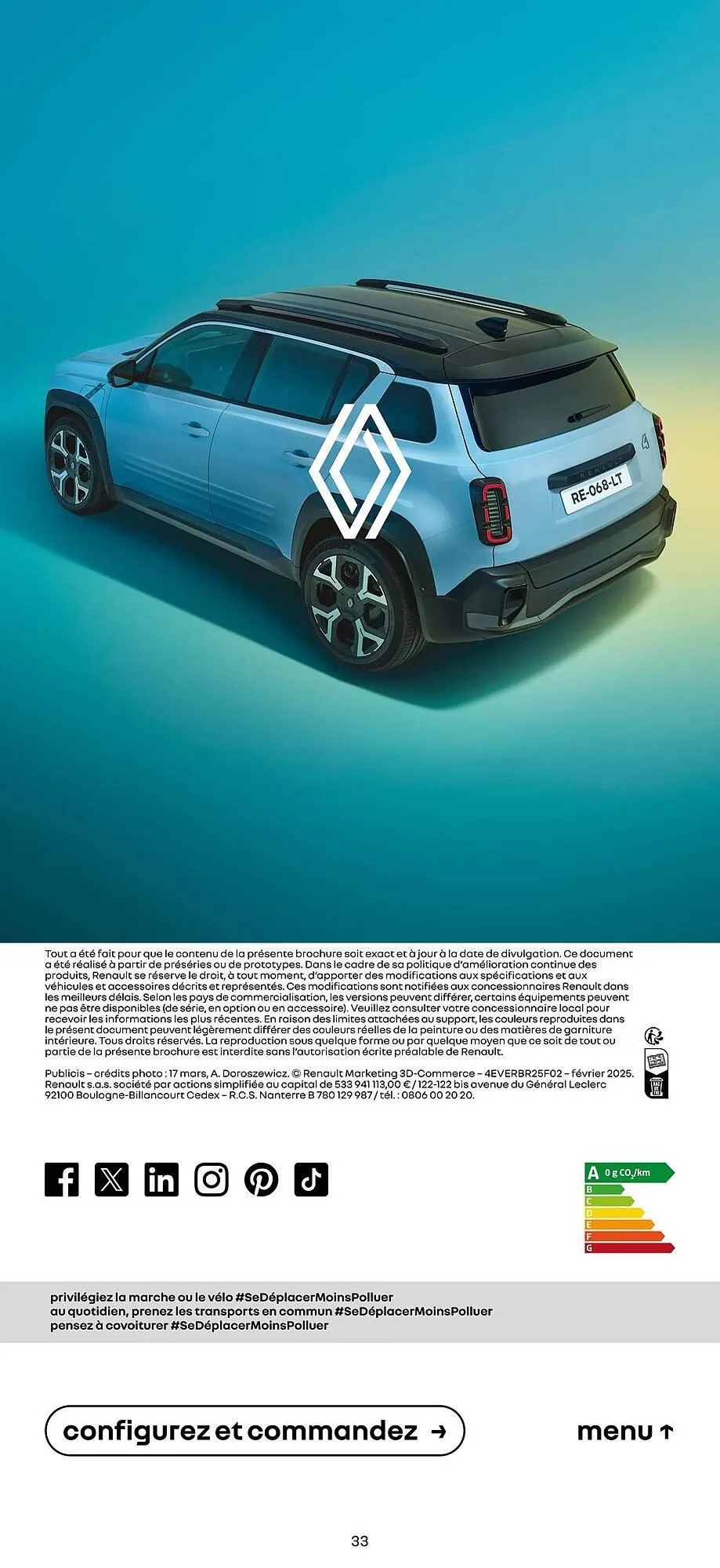 Catalogue Renault du 14 janvier au 31 janvier 2027 - Catalogue page 33